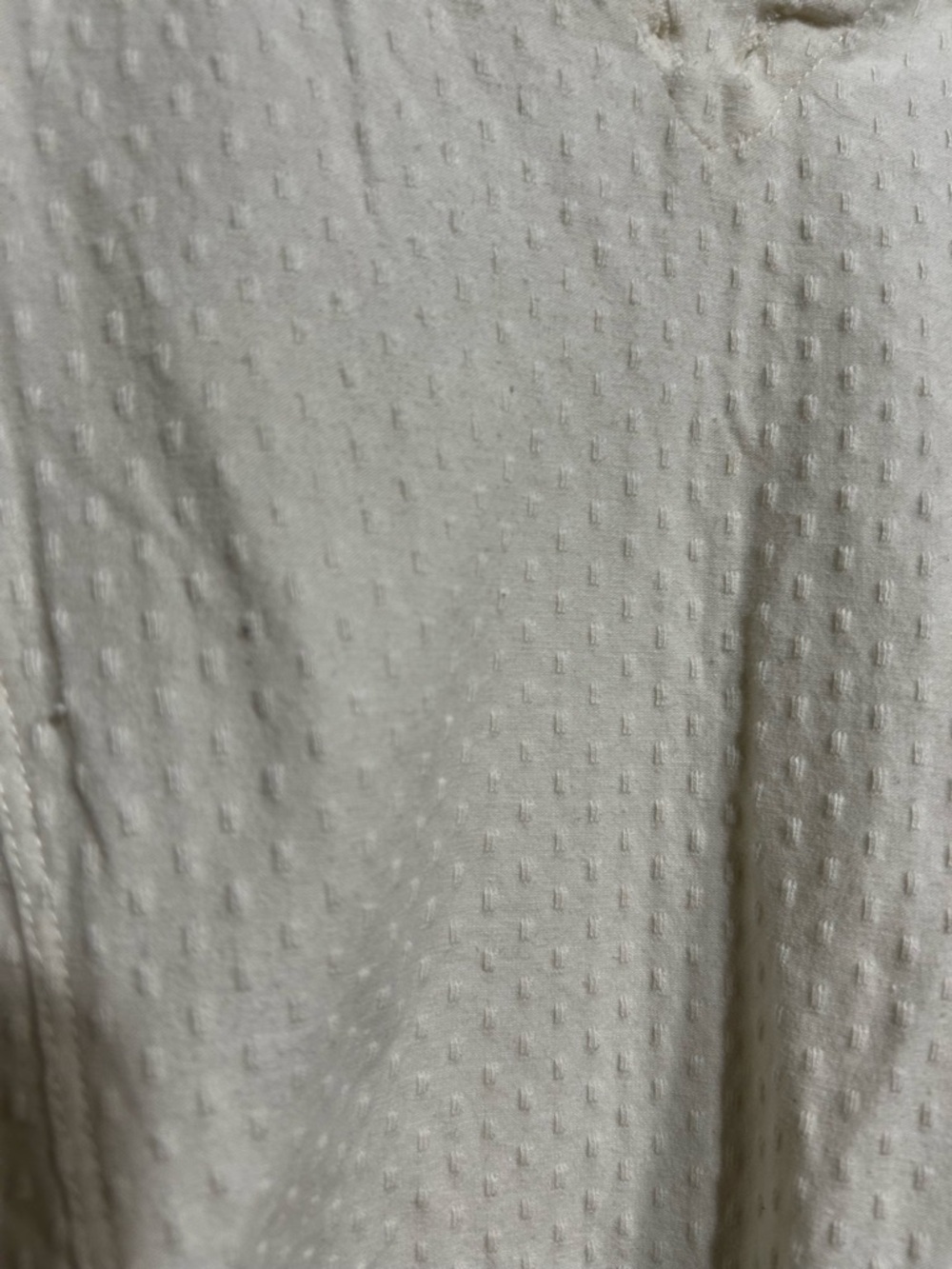 Free People Cream Crochet-Sleeve Top Flattering Scoop neck - Picture 3 of 7